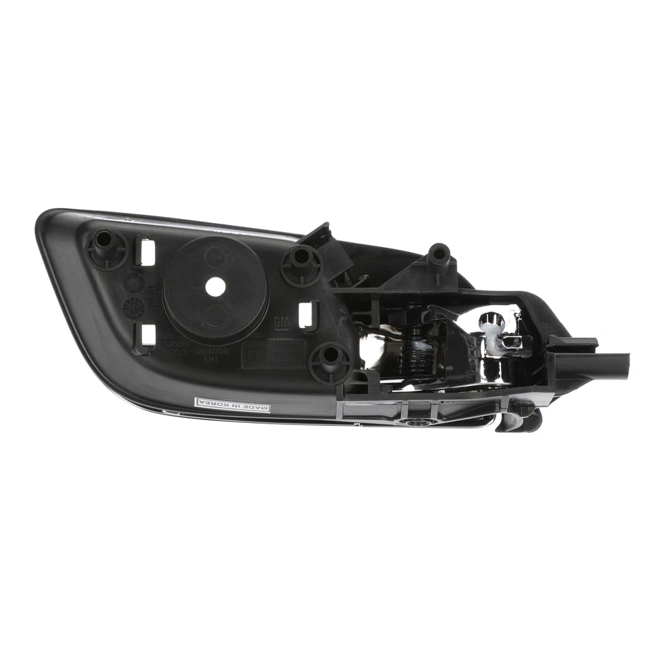 Manija interior de la puerta del lado del conductor cromada negra 22853824 OEM 10-18 Chevrolet GMC Foto 4 de 4