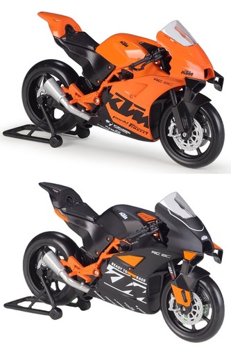 CR WELLY 1:12 KTM RC 8C Deportes Carreras Modelo Diecast Metal Motocicleta Bicicleta - Imagen 1 de 19