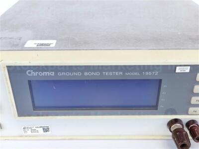 Chroma 19572 Ground Bond Tester 30 Days Warranty Expedited