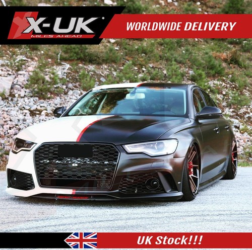 Audi A6 S6 C7 2011–2014 RS6 Style Front Bumper Conversion – No Grille - Picture 10 of 20