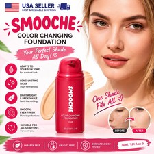 SMOOCHE Color Changing Foundation Self Adjusting Natural Coverage Makeup US