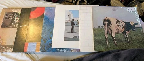 Lot of 7 Pink Floyd VInyl LPs Umma Gumma Dark Side Wish You Were Here The Wall