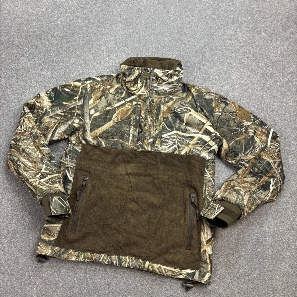 RealTree Jacket Womens X Small Brown Work Wear Hunting Camo Fleece Lined Lady - Image 2 of 4