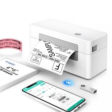 vretti Bluetooth Shipping Label Printer - 4x6 Thermal Printer for Shipping Pa...