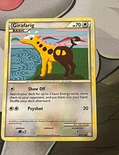Girafarig 64/123 2010 HeartGold SoulSilver Pokemon Card LP/NM on eBay