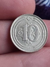 Turkey 10 Kurus 2021 Coin Turkiye Turkish Ataturk T105