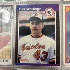 Donruss 89 Curt Schilling Rookie card