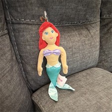 Disney The Little Mermaid Ariel Plush Stuffed Doll 2003 The First Years Rattle