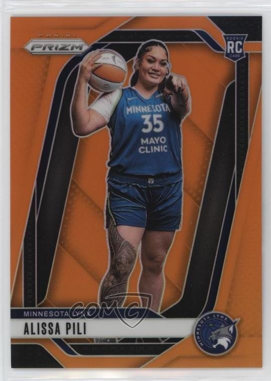 2024 Panini Prizm WNBA Orange Prizm /99 Alissa Pili #150 Rookie RC