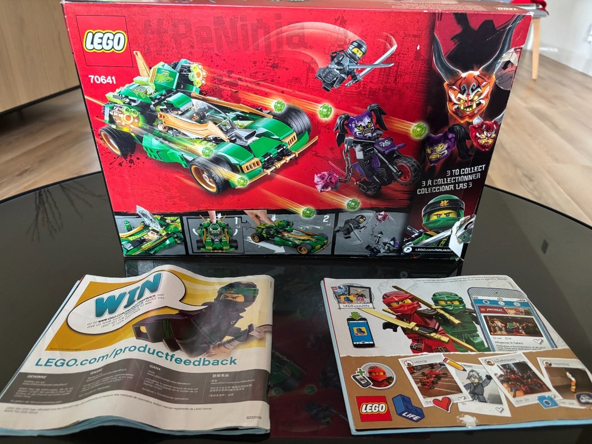 Used LEGO 70641 Ninjago Ninja Nightcrawler Complete Set Box and