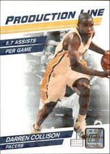 2010-11 Donruss Production Line Press Proofs #58 Darren Collison /100 BSK