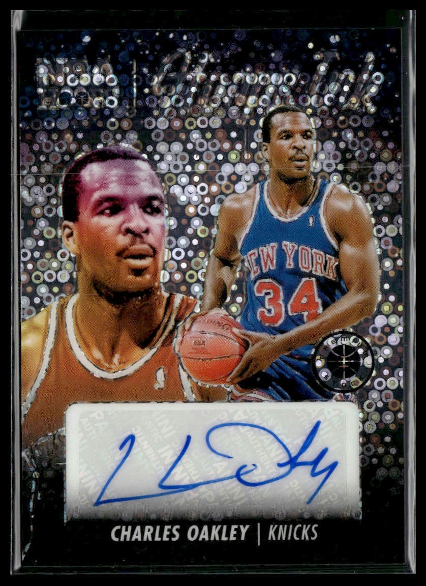 2023-24 Hoops Premium Stock #HI-OAK Charles Oakley Hoops Ink Disco Auto (i23040)