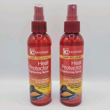 IC Fantasia Hair Polisher Heat Protector Straightening Spray 6 fl oz 2 Pack 