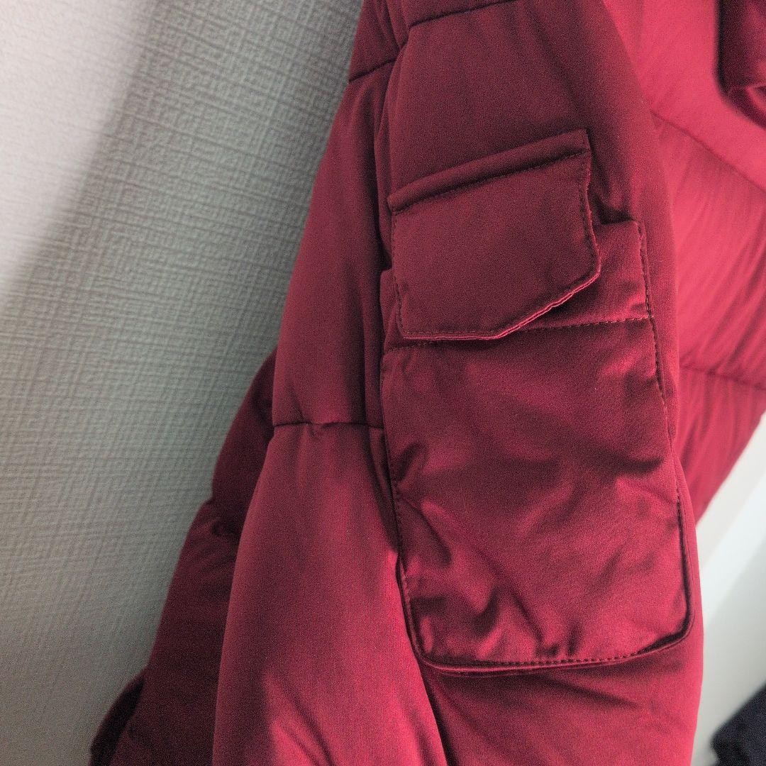 Burberry Black Label Down Jacket Red L Warm Fuzzy Feelings Used thumbnail 7