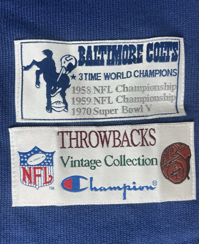 Camiseta deportiva retro auténtica firmada por Johnny Unitas de los Baltimore Colts certificado de autenticidad JSA Foto 3 de 4