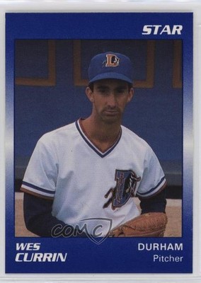 1989 Star Minor League Wes Currin #70 0kb5