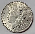 1896 USA $1 MORGAN SILVER DOLLAR COINSNAP GRADED SEE DESCRIPTION PHILADELPHIA