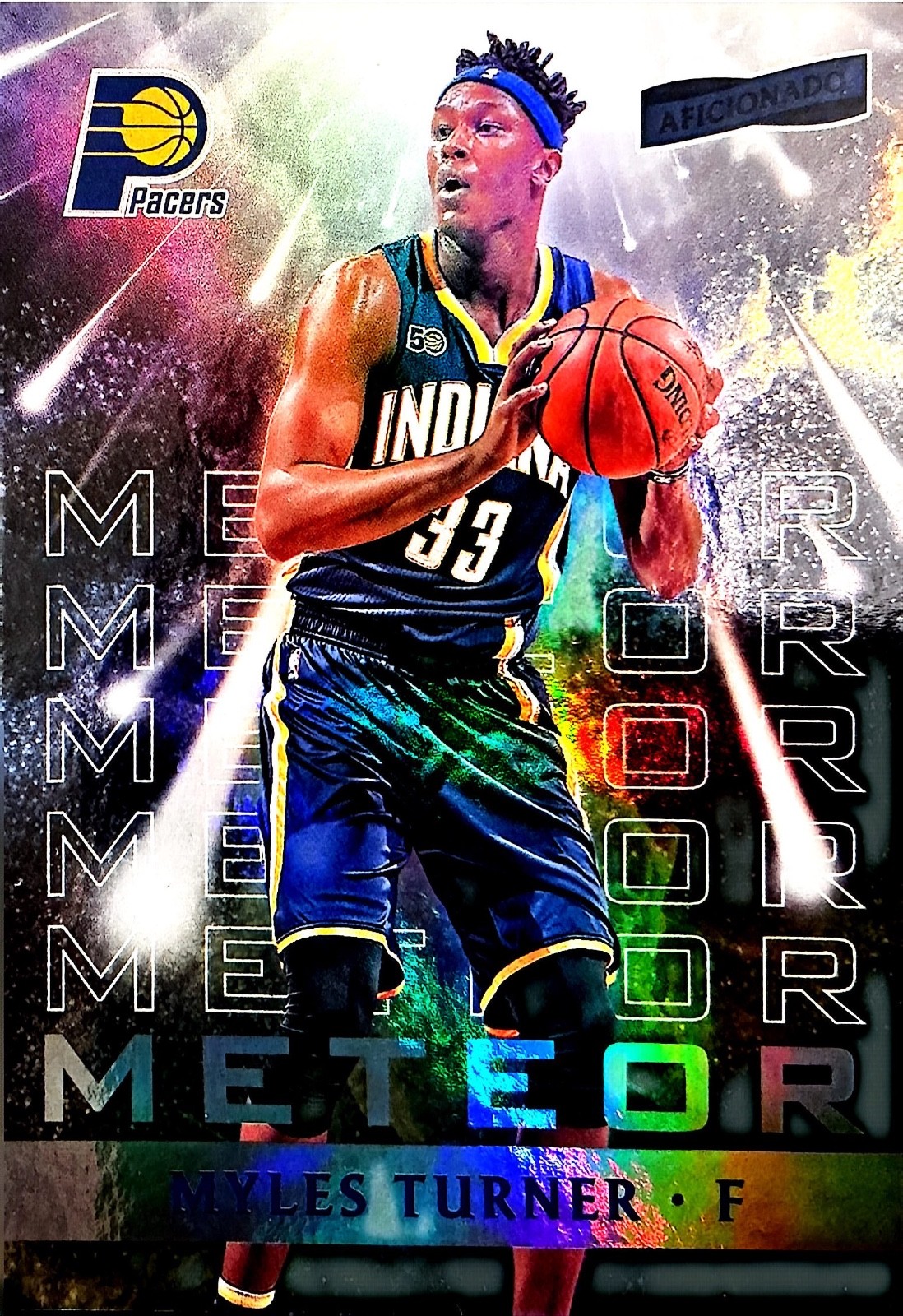 2016-17 Panini Aficionado - Myles Turner 33 SSP Case Hit Meteor #15