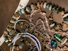 Small Lot Unique Vintage Antique Costume Jewelry Crystal Stones 925 Etc…