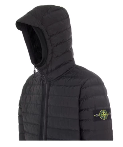 Stone Island 42725 O-Cotton/R-Nylon Tela Jacket Black XL NWT image 3