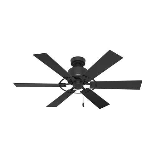 Hunter 52" Gilrock Modern Farmhouse Ceiling Fan Pull Chains No Light Indoor - Picture 1 of 4