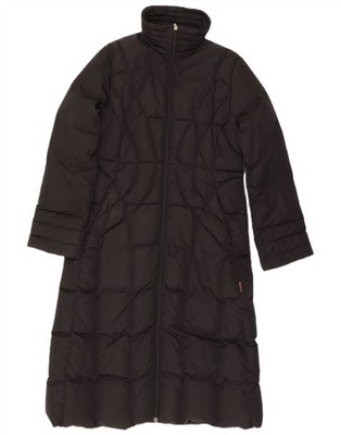 Moncler Damen Wattierter Mantel Größe 4 XL Schwarz Polyamid AI20