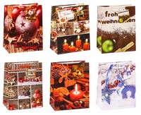 GeschenktüTen Weihnachten 12Er Pack 23X18X10Cm TSI Art.Nr. 87016,