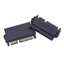 Adapter 22Pin SATA to SATA Connector Converter Straight 180 Degree Vertical 90 D