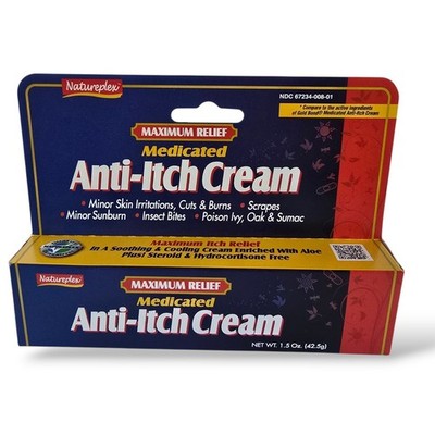 Natureplex Maximum Relief Medicated Anti-Itch Cream (1.5 Oz)