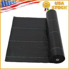 5OZ Heavy Duty Landscape Fabric Garden Weed Barrier Woven Ground Cover 4x250FT