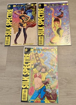 BEFORE WATCHMEN: SILK SPECTRE VARIANT COVER SET # 1,2,3 Rare, 2012 1:26