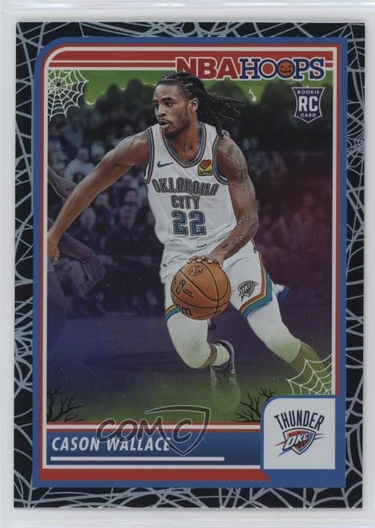 2023-24 Panini Haunted Hoops Holo Webs Cason Wallace #76 Rookie RC 1md7