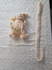 Gold Bug Child Safety Toddler Harness Cream Plush Puppy w Pocket