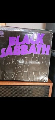 VERTIGO Black Sabbath Master Of Reality Vinyl 1971 1st Press German Embossed