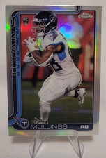 2025 Topps Chrome Football KALEL MULLINGS Rookie Refractor RC Titans #309