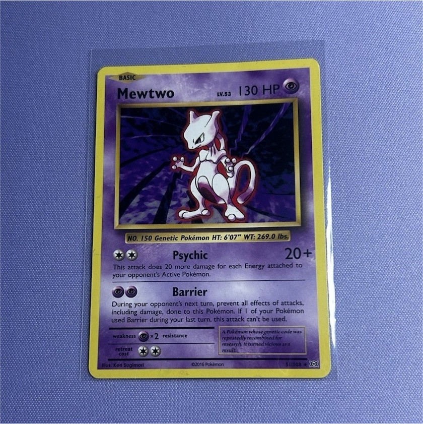 Pokémon Mewtwo Star Ultra Rare Holo 103/110 Holon Phantoms ENG 2016