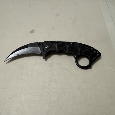 Snake Eye Tactical Pocket Knife SE - 1127BK - 440 Stainless 3.5'' Hawksbill Blade