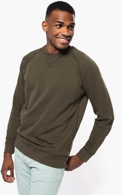 Herren Sweatshirt BIO-BAUMWOLLE Rundhalsausschnitt Raglanärm | Kariban | K480
