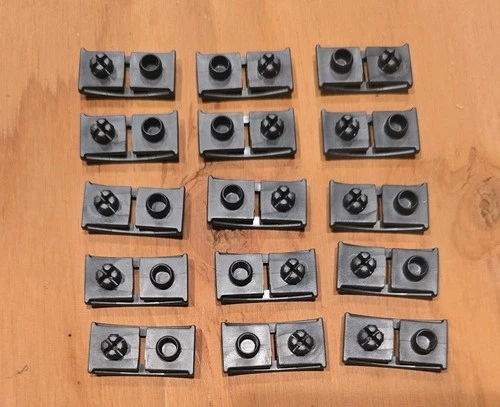 Vintage Lot Of 15 1997 Playmobil Train Track Connectors For # 4020 4385 4386