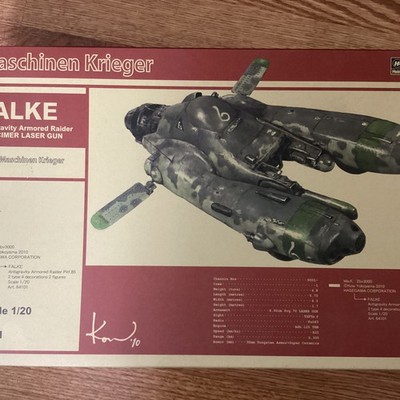 Maschinen Krieger Falke 1/20 w/Excimer Laser Gun PKF.85 64101 Kow Yokoyama