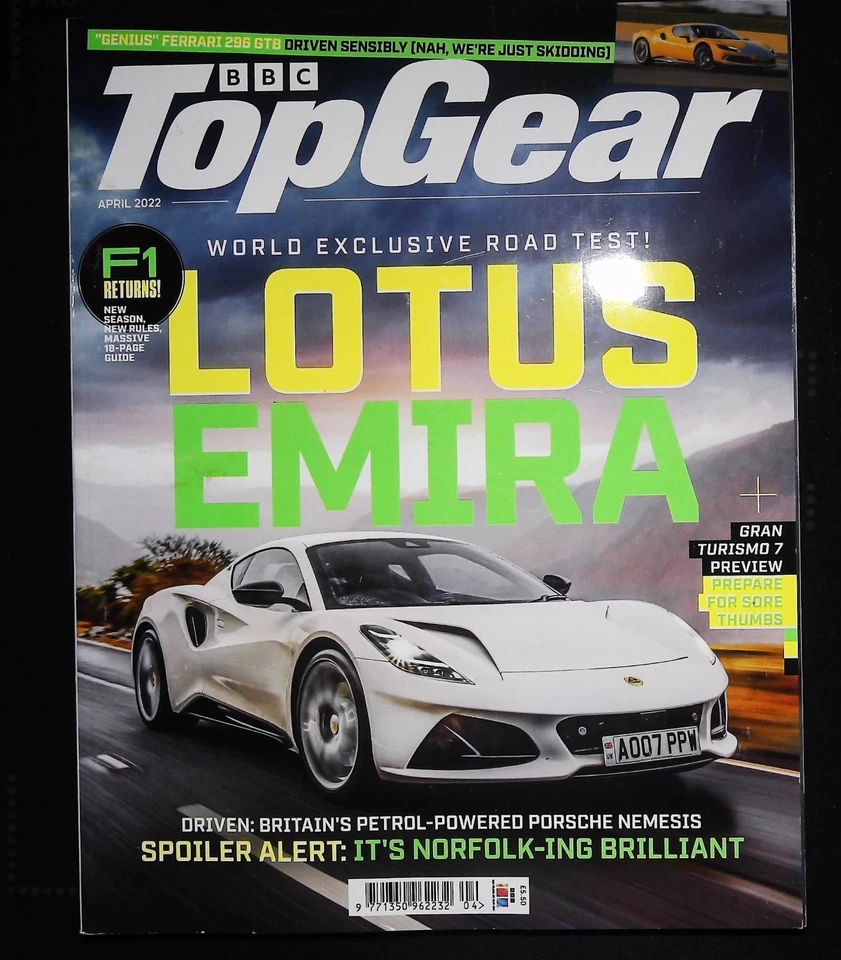 BBC Top Gear Magazine Issue 370 April 2023 Aston Martin Valkyrie Ferrari F1
