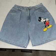 VTG Women s Denim Mickey Mouse Shorts