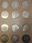 48 Morgan Silver Dollar Dansco Album w/ Coins No CC Mixed Years US Currency
