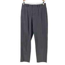 Uniqlo Dress Pants Womens M Grey Regular Fit Stretch Business Work 141242