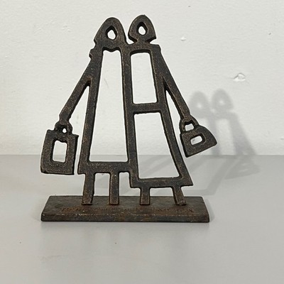 Demdaco Tim Coffey Figurine  Brown You Know How To Have Fun Cast Iron