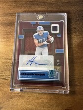 2022 Panini Clearly Donruss Autographed Rated Rookie Aidan Hutchinson #63/175