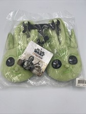 Disney Star Wars The Mandalorian Baby Yoda Grogu Slippers Kid Toddler Lg9-10 NWT