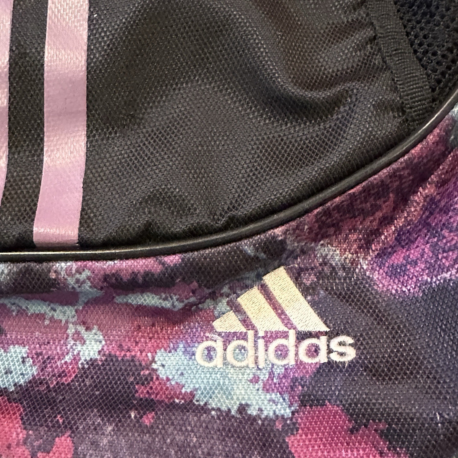 Adidas Drawstring Backpack Pink String Gym Bag Wi… - image 10