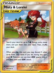 Misty & Lorelei 199/236 Reverse Holo Cosmic Eclipse