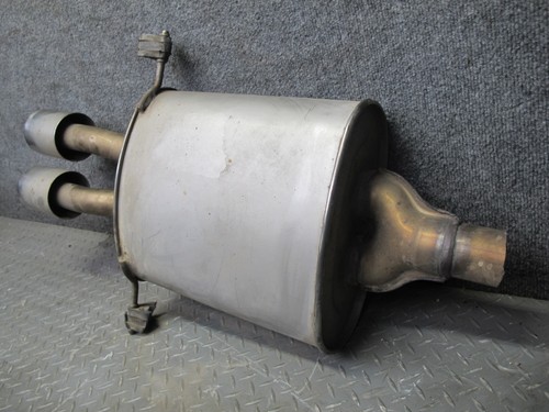 09-13 MINI COOPER S R56 R57 R58 R59 REAR EXHAUST MUFFLER W TIPS 2756514 OEM - Picture 10 of 12